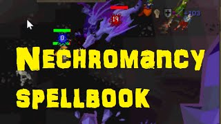 Zeah Nechromancy spellbook Arceuus Spells Osrs [upl. by Airdnaxila]