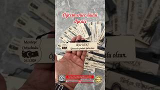 Öğretmenler Günü Kitap Ayracı [upl. by Norma]