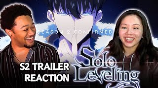 THE DRIP IS REAL  Solo Leveling Season 2 TEASER TRAILER REACTION [upl. by Efar988]