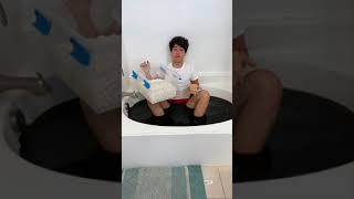 CRAZY Coca Cola and Mentos Inside Bathtub Experiment [upl. by Sevy]