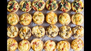 Mini Quiche 4 Ways [upl. by Prinz]