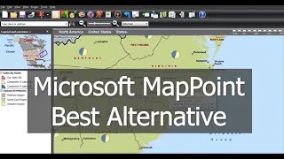 Microsoft MapPoint Best Alternative 2024 [upl. by Shifrah420]