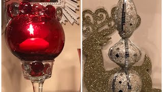 Mini Ornament Topiary Christmas Candle Holders And Product Review [upl. by Koziarz]