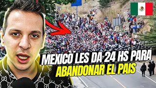 MÉXICO EXIGE a la Caravana Migrante ABANDONAR el PAÍS en un PLAZO de 24 HORAS 🇲🇽 [upl. by Hteazile403]