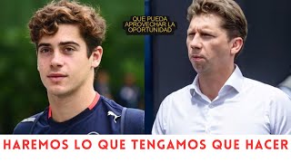 LA REVELACIÓN DEL JEFE DE WILLIAMS SOBRE EL FUTURO DE FRANCO COLAPINTO EN LA FÓRMULA 1 [upl. by Tavish]