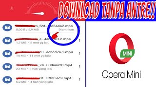 Cara Download Video Di Opera Mini  Download Tanpa Antre tutorial howto opera [upl. by Usanis]