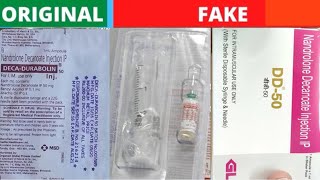 Nandrolone Decanoate injection ip  original vs Fake DecaDurabolin and DD50 [upl. by Notneiuq]