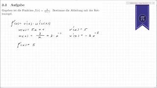 Kettenregel gebrocheneFunktion [upl. by Volding]