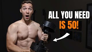 50lbs Dumbbells Is All You Need To Build Muscle [upl. by Attekal]