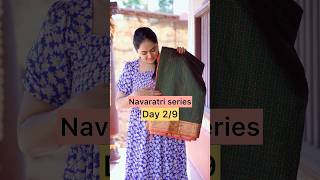 Get Ready With Me For Navaratri Day 29 navaratri saree heavenlyhomemade [upl. by Remlap]