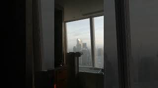 BEST HOTEL SHOWER VIEW IN london shorts shangrilahotel [upl. by Volpe]