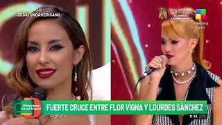 Flor Vigna se cruzó con Lourdes Sánchez en el quotBailando 2023quot [upl. by Norwood]