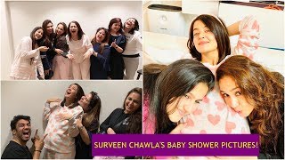 Surveen Chawla’s pictures from her baby shower [upl. by Akym]