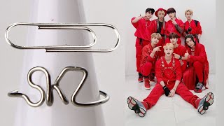 SKZ Paperclip Ring Tutorial Kpop Band Stray Kids Special Request [upl. by Turner517]