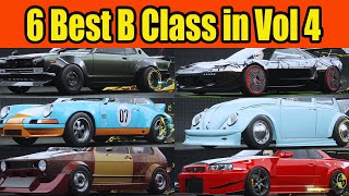 6 Best B Class Car in NFS Unbound Update Vol 4 [upl. by Assirralc]