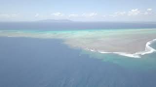 Waidroka Bay Resort Frigates Surf Break Aerial [upl. by Kerstin]