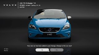 Volvo V40 T5 RDesign 13  Gran Turismo 7 PS5 [upl. by Brenner]