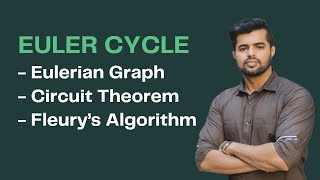 Euler Cycle Circuit  Euler Path  Circuit Theorem  Fleurys Algorithm  Graphs [upl. by Ahsinauq]