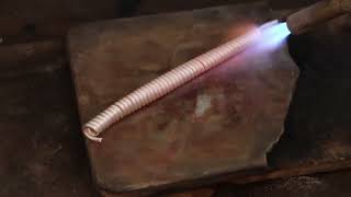 Tutorial How to make a cuban chain from copper wire [upl. by Stanfill855]