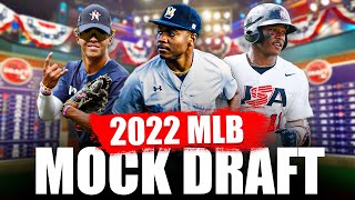 2022 MLB Draft Mock Draft Druw Jones 1 Overall [upl. by Clymer]