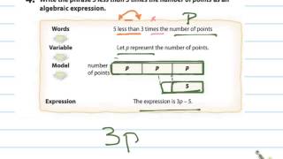 64 Algebra  Write Expressions Part 2 twostep [upl. by Dukey]