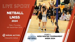 Finals Day 5 Court 2  LNISS Netball Championship 2024 Final  NETBALL [upl. by Anyal]