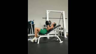 30 Degree Incline Dumbbell Chest Press [upl. by Bernete]