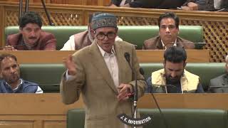 Watch Full Speech of CM Omar Abdullah At JampK Assembly to sum up Motion of Thanks on LG’s Address [upl. by Naimaj729]