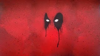 Deadpool Splatter artStencil speed drawing [upl. by Marcy439]