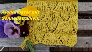 237Ein Muster wie der SommerStrickenStricktipps [upl. by Teressa]