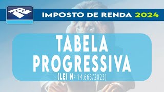 IRPF 2024 Tabela Progressiva da Declaração do Imposto de Renda 2024 [upl. by Filberte]