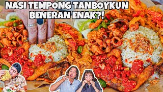 TANBOYKUN JUALAN NASI TEMPONG EMANG ENAK REVIEW JUJUR NASI TEMPONG PNS [upl. by Staffard513]