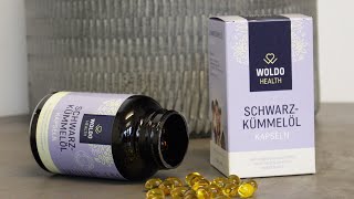 Schwarzkümmelöl der Gesundheitsbooster von WoldoHealth [upl. by Annij]