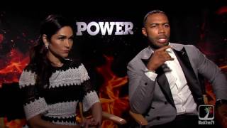 OMARI HARDWICK amp LELA LOREN  Power season 3 interview [upl. by Retsae]