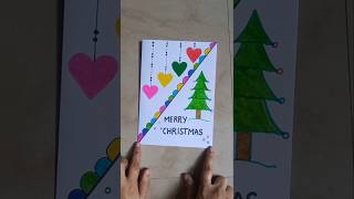 😍cute😍merry christmas greeting card idea 2025 shorts ytshorts youtubeshorts [upl. by Cooe87]