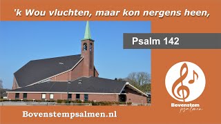 Psalm 142 vers 1 2 4 en 5 samenzang  wisselzang met bovenstem  Orgel Wilbert Magré [upl. by Yerbua]