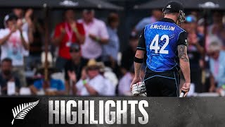 McCullums Last ODI Thrilling Trophy Decider  HIGHLIGHTS  BLACKCAPS v Australia  3rd ODI 2016 [upl. by Attirehs220]