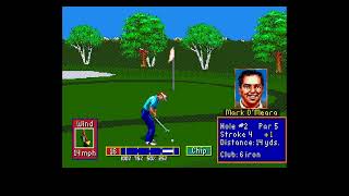 PGA TOUR II SEGA GENESIS RetroArch TPC at Avenel [upl. by Esilenna]