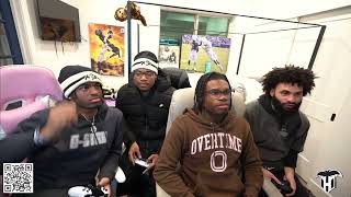 PRINCEJMG AND TRAVIS HUNTER VS JANKYRONDO AND HIS LITTLE BROTHER IN COLLEGE FOOTBALL 25 [upl. by Sclater]