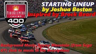 2024 FireKeepers Casino 400 Starting Lineup Rebirth Cup Series [upl. by Rosabelle]