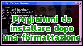 PROGRAMMI DA INSTALLARE DOPO UNA FORMATTAZIONE [upl. by Aicined405]