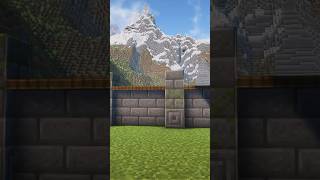 Minecraft Mauer bauen minecraftshorts minecraftbuilding minecrafttipsandtricks [upl. by Nylcsoj]