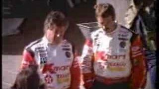 1993 Texaco Commercial w AJ Foyt Mario Andretti and Nigel Mansell [upl. by Scholem]