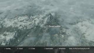 Skyrim All Invisible Chests and locations [upl. by Weinert384]