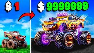 1 to 1000000 CARS Monster Truck [upl. by Innes409]