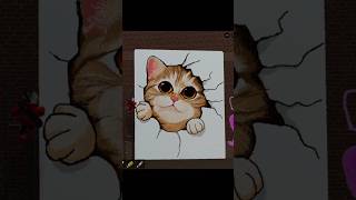 Roblox Spray Paint  Wall Cat shorts roblox art gaming drawing painting illustration [upl. by Spracklen]