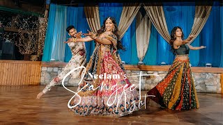 NEELAM WEDDING SANGEET BOLLYWOOD DANCE  Ghoomar Ghar More Pardesiya Chaka Chak Saami Dheeme [upl. by Ynohtnacram]