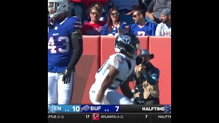 Calvin Ridley catches for a 16yard Gain vs Buffalo Bills [upl. by Adiaj892]