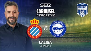 ⚽️ RCD ESPANYOL 3  2 DEPORTIVO ALAVÉS  LaLiga 2425  Jornada 5 [upl. by Farhsa]