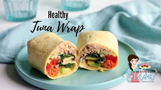 Healthy Tuna Wrap Recipe  Quick amp Easy Meals [upl. by Ecerehs]